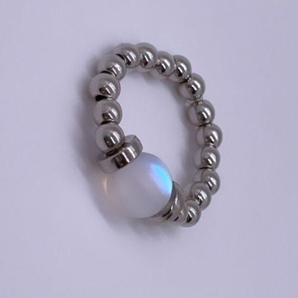 NWT Wool + Pepper Co. Iridescent Stackable Ring - Picture 3 of 6